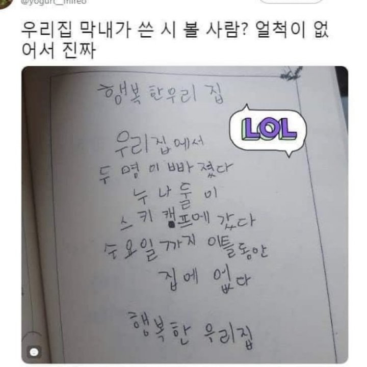 누나 둘을 보낸 막내의 일기