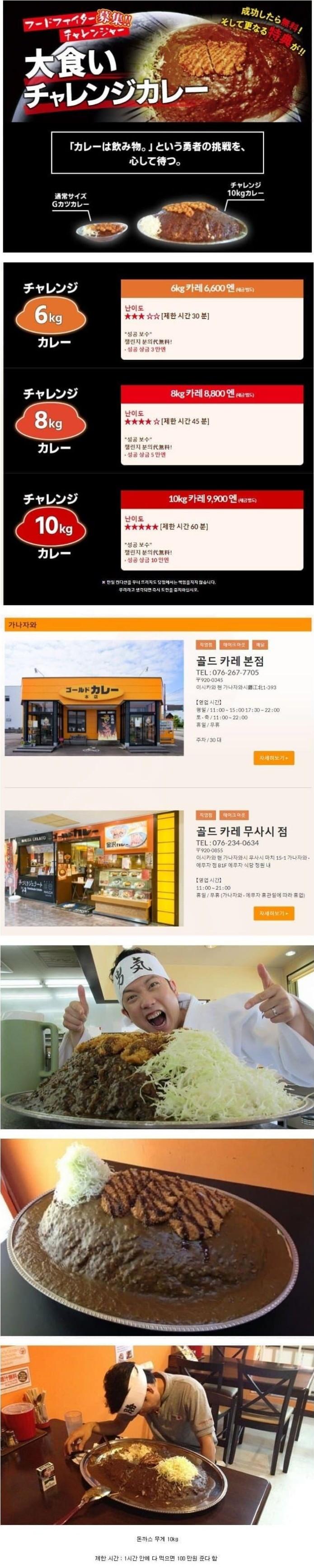 한시간안에 다 먹으면 100만원 주는 돈까스