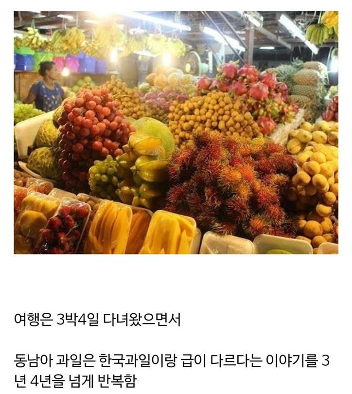 동남아 여행 다녀오면 꼭 한번은 한다는 말 ㅋㅋㅋ