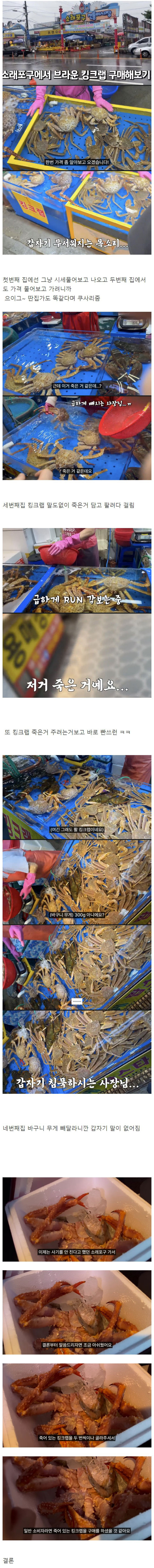 소래포구 직접 찾아가본 수산물 유튜버