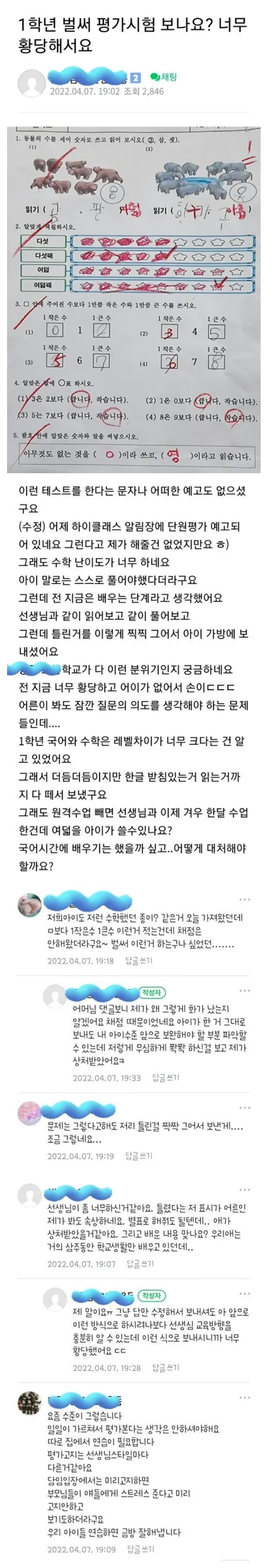 요즘 초등학생 부모 수준