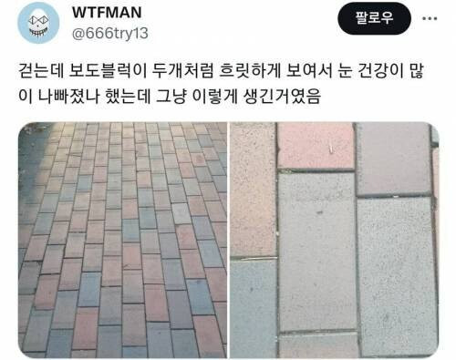 시력저하 간접체험 착시사진