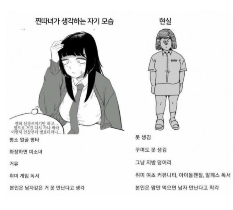 찐따녀 특