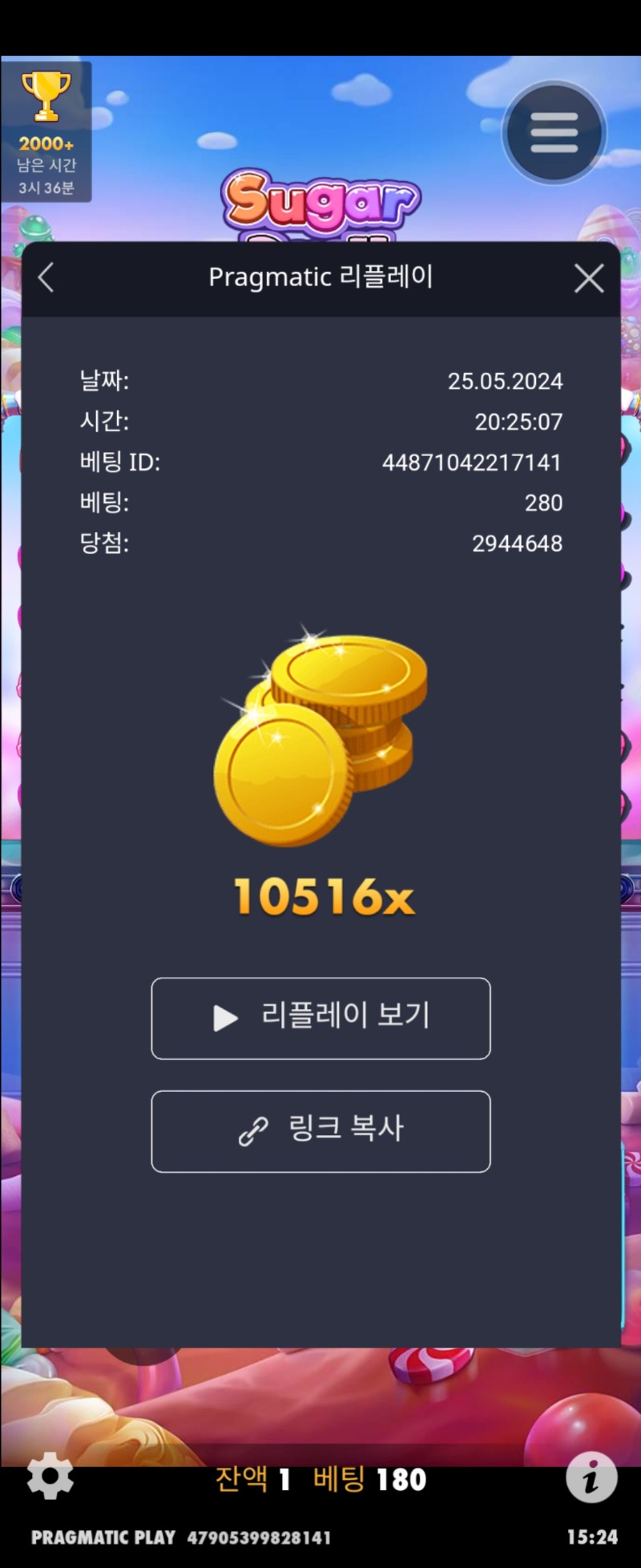 슈가천 1만배
