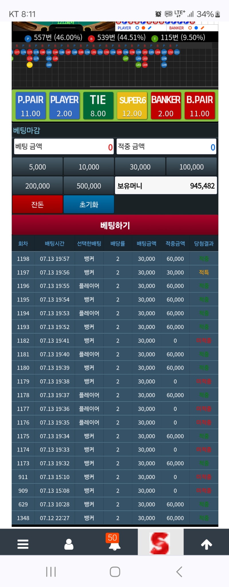 100만포가...눈앞에