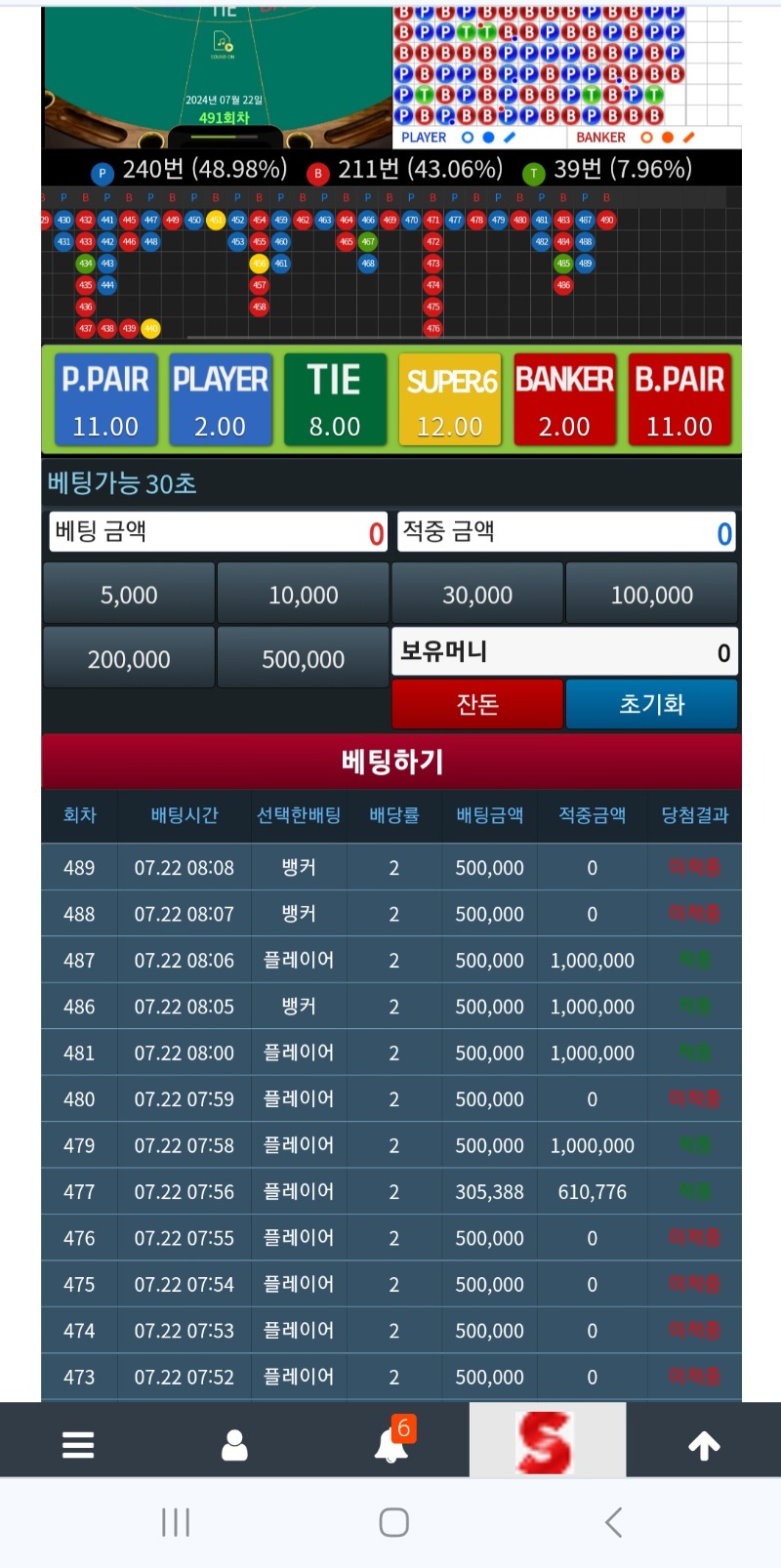 600만포순삭...