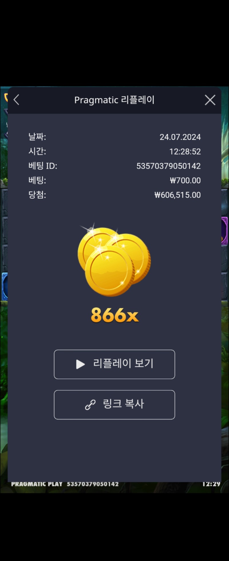 멀린 866배