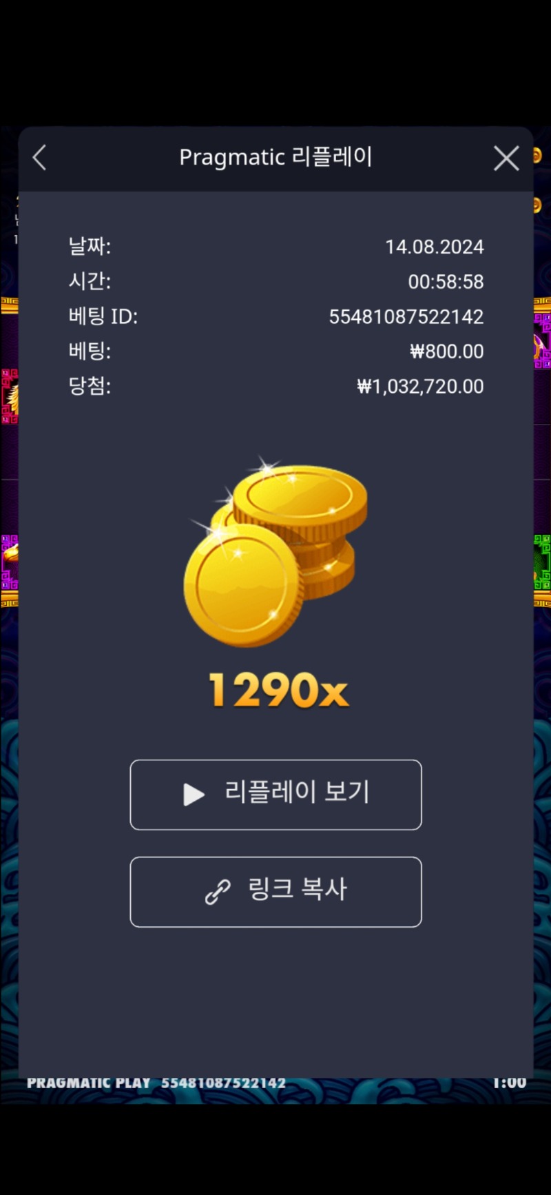 오라메 1290배