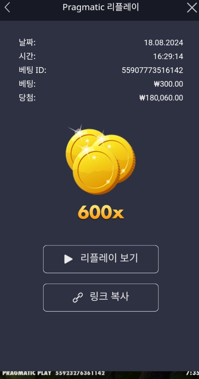 멀린 600배