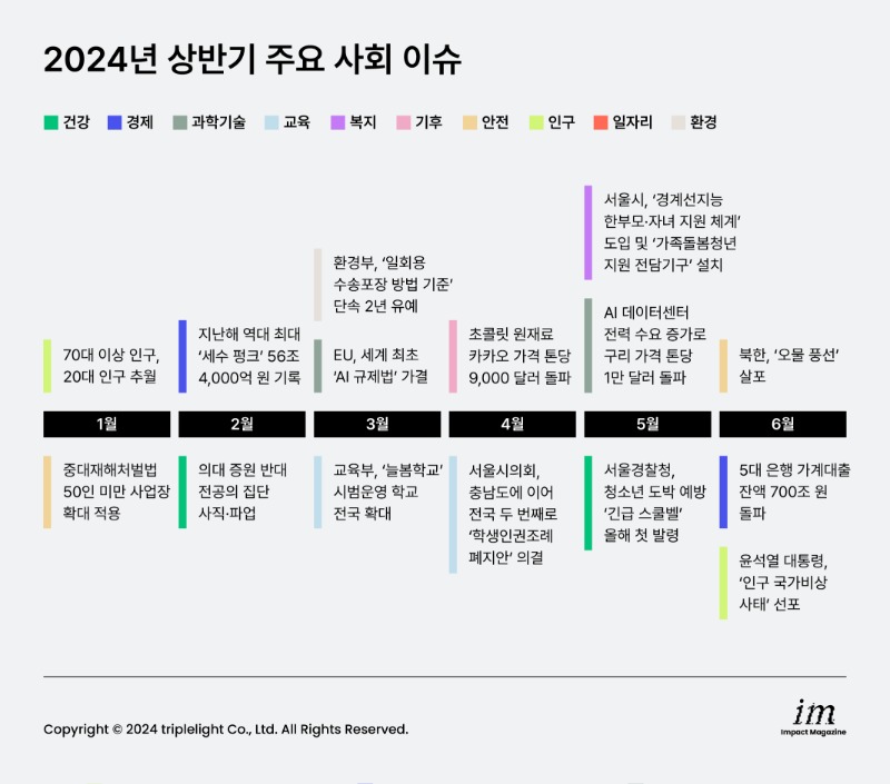 2024  상반기 주요 이슈