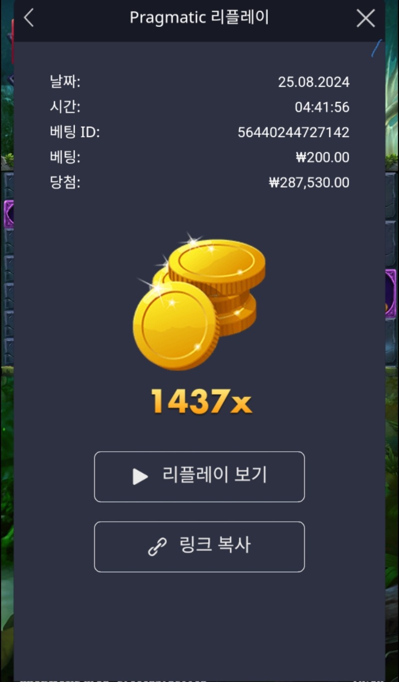 멀린 1437배