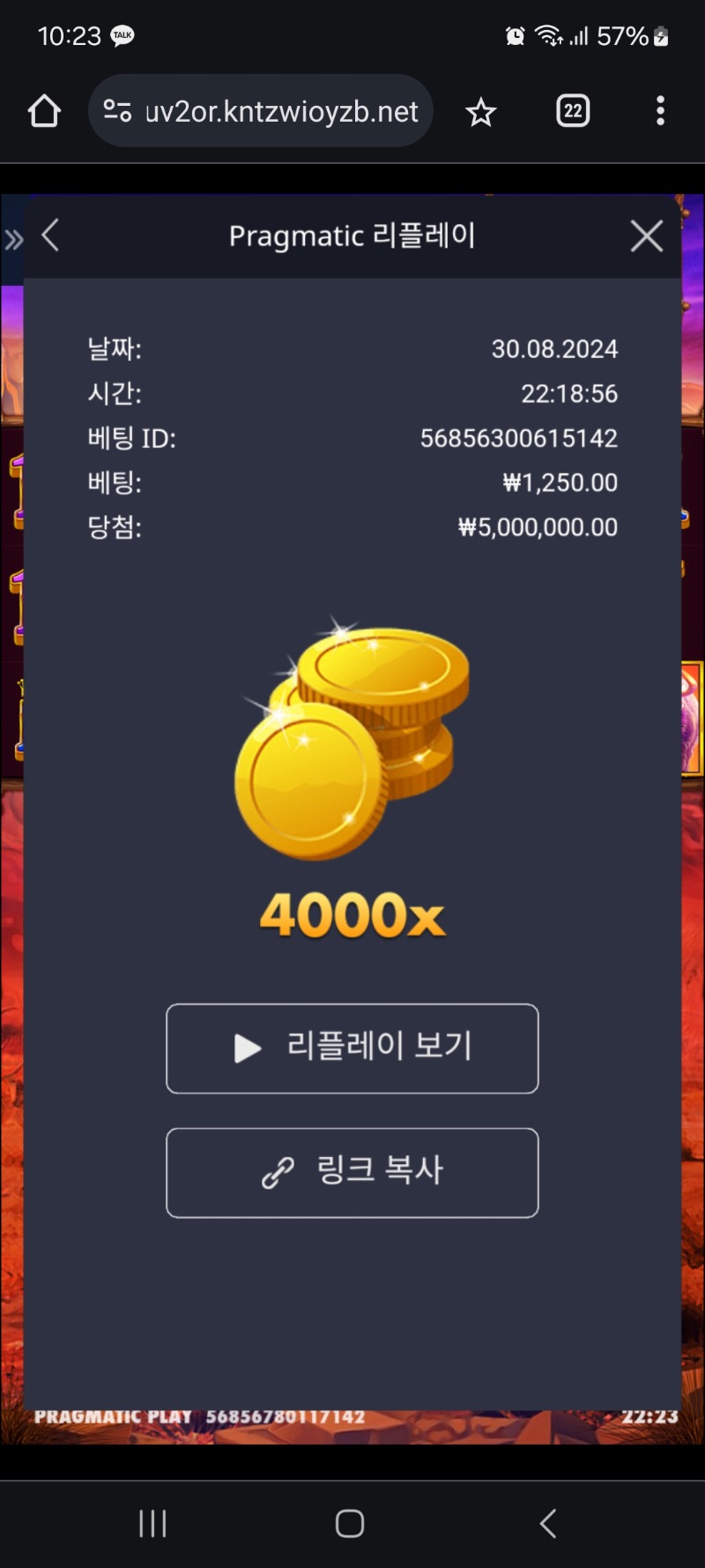 버메가맥바닥진입이라 4000배