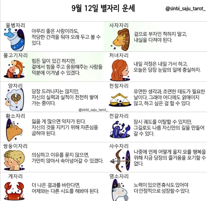 오늘의운세