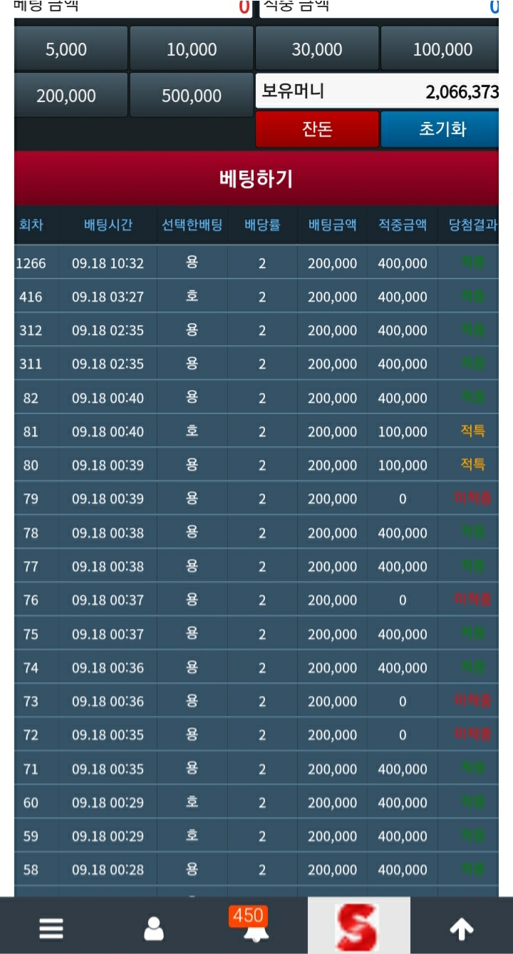 5만포로  용호겜 200백만포 만들기