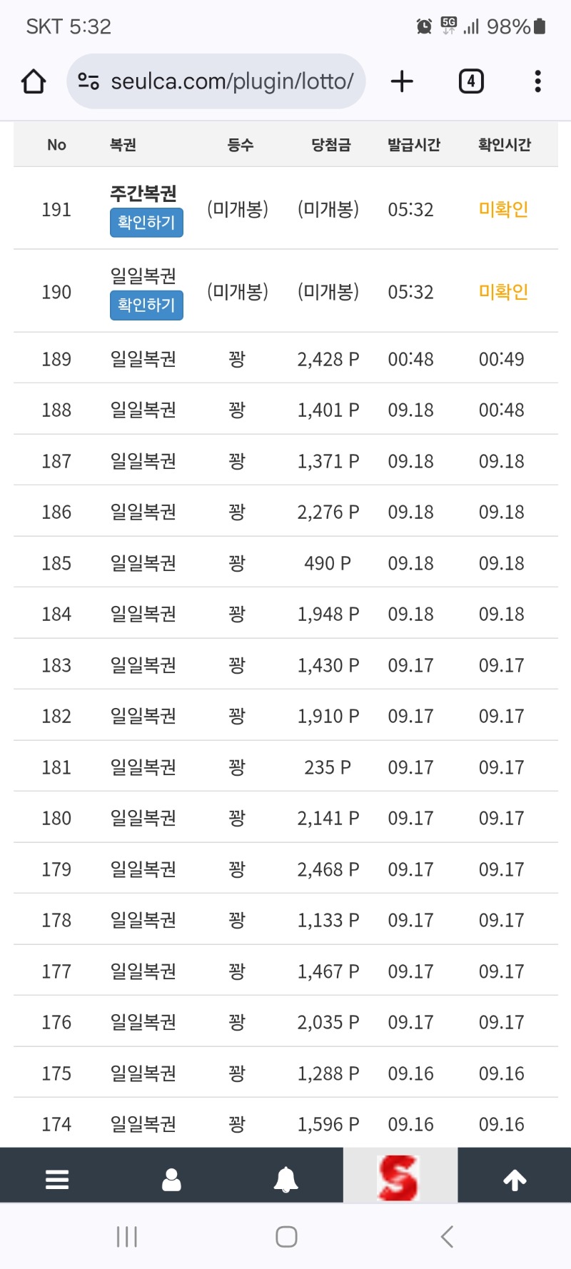 얼마만의 쌍복인가ㅠ