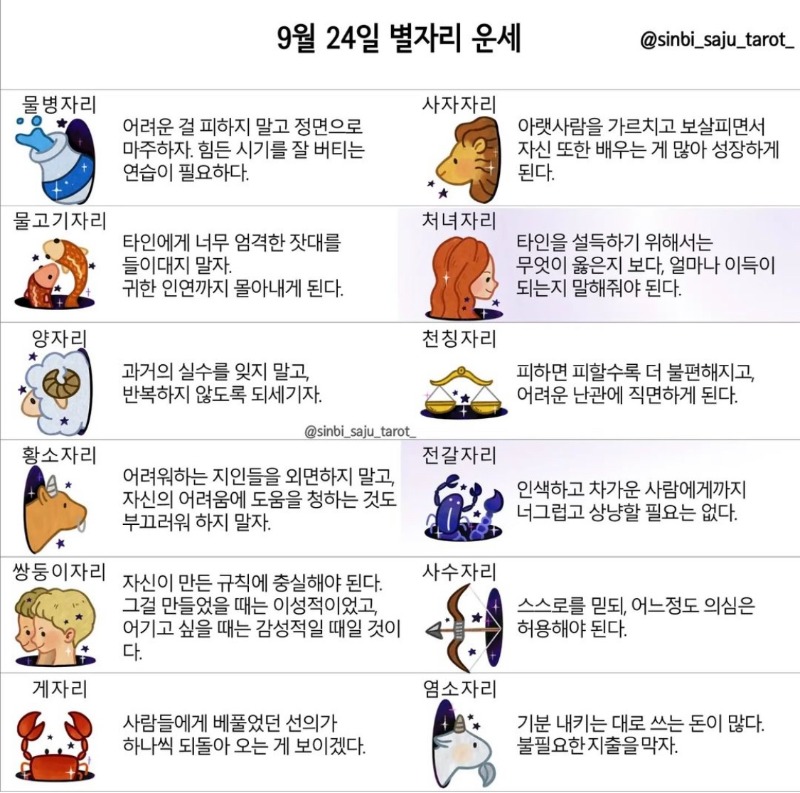 오늘의운세