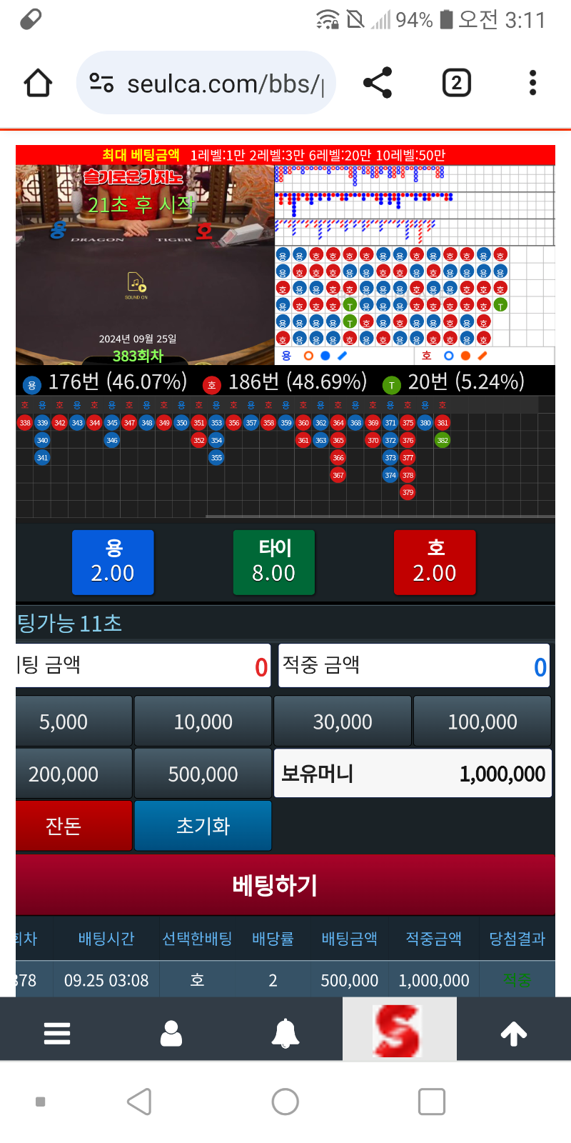 휴 찔끔찔끔