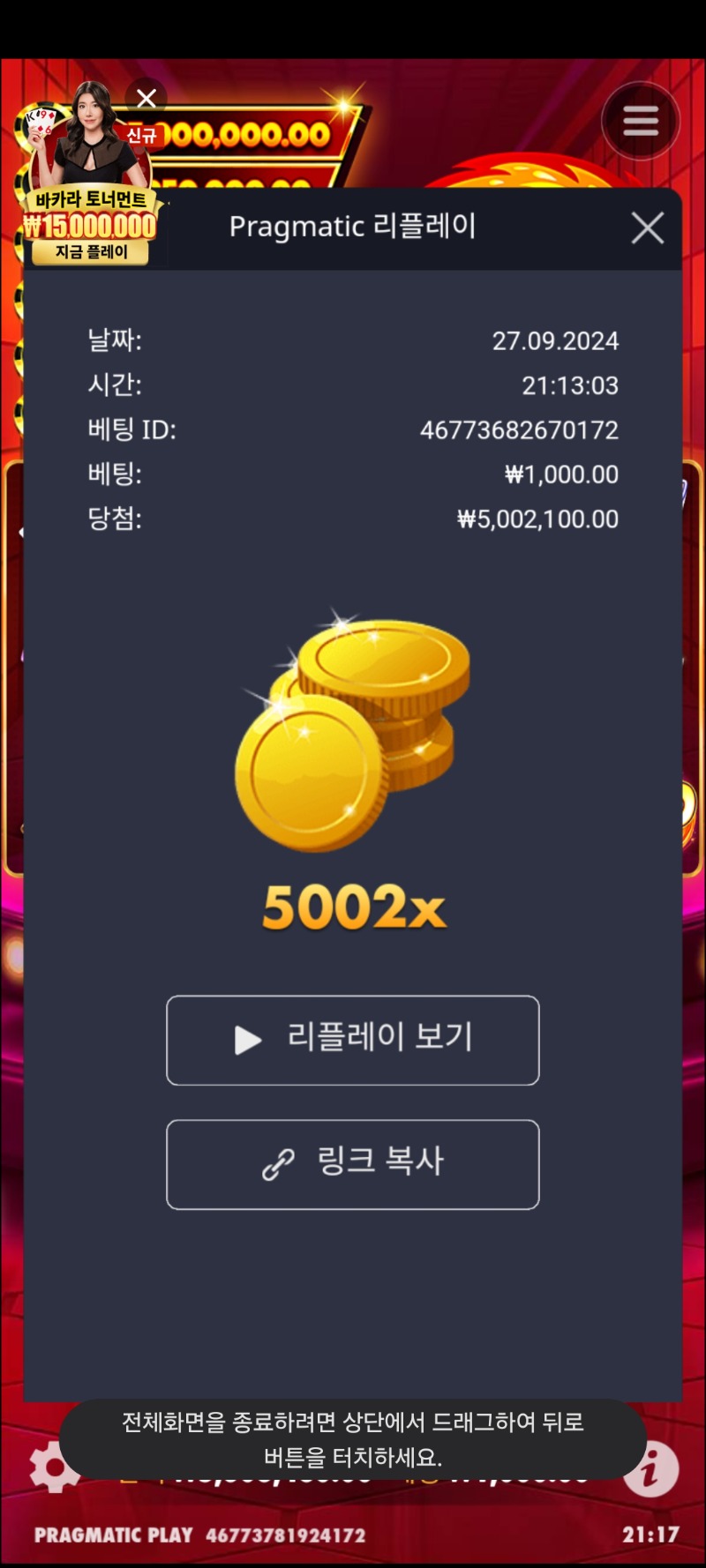 캐시칩스 5002배