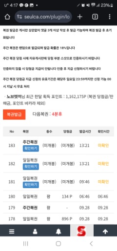 4분 남았음