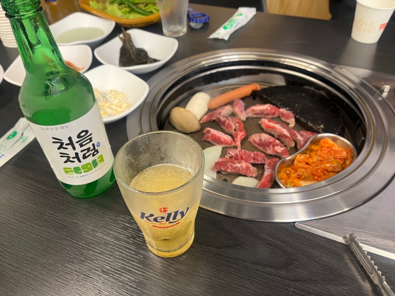 친구랑소갈비살뿌시러왔어요!!!