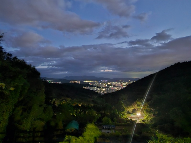 금오산 전망대 밝아 오는 여명~~!!