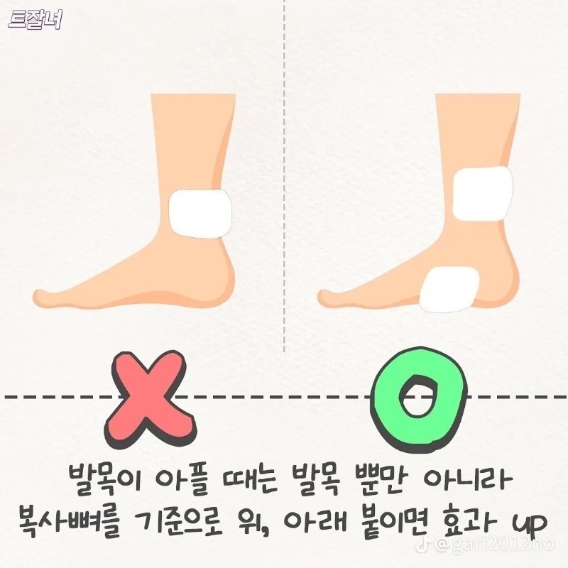 한국인 80%는 질 모른다는 파스  사용법