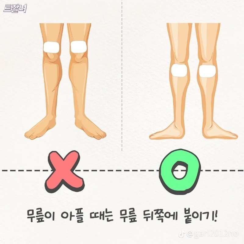 한국인 80%는 질 모른다는 파스  사용법