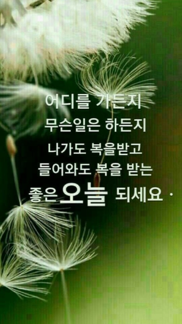 어디를 가든지~~무슨일을하든지~ 복받으세요^^