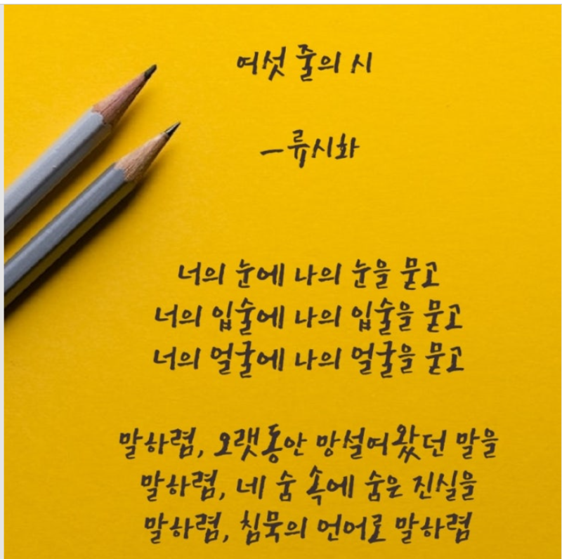 좋은 시~~