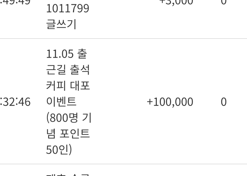 800명 기념