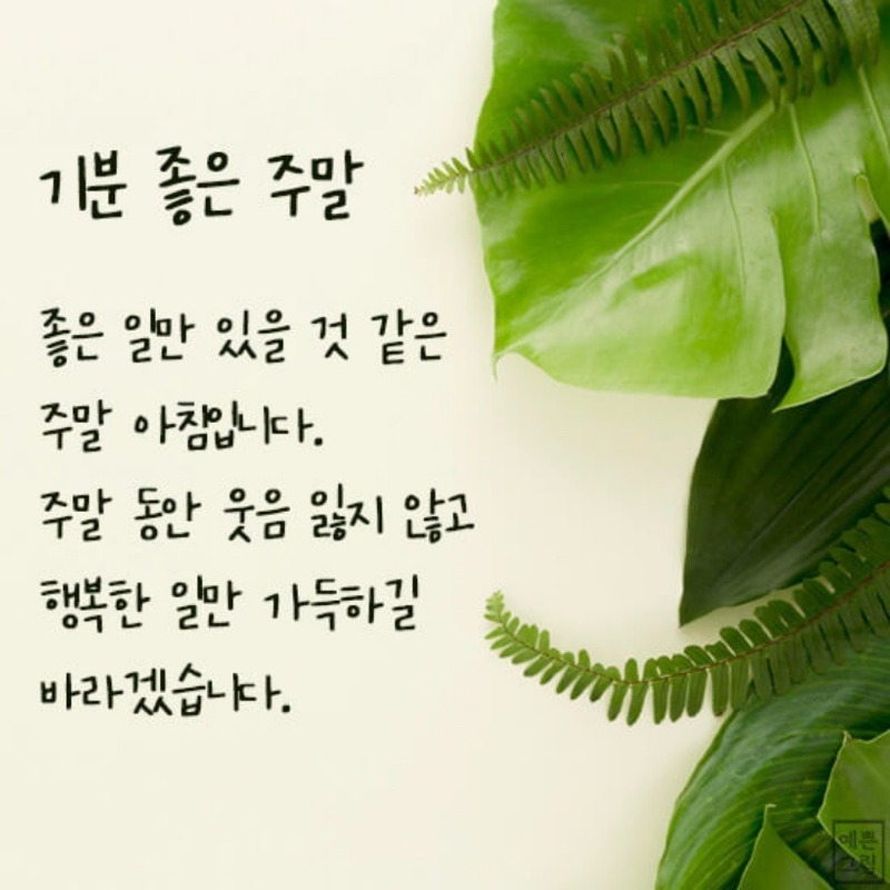 즐거운 주말 휴일 되세요~~~