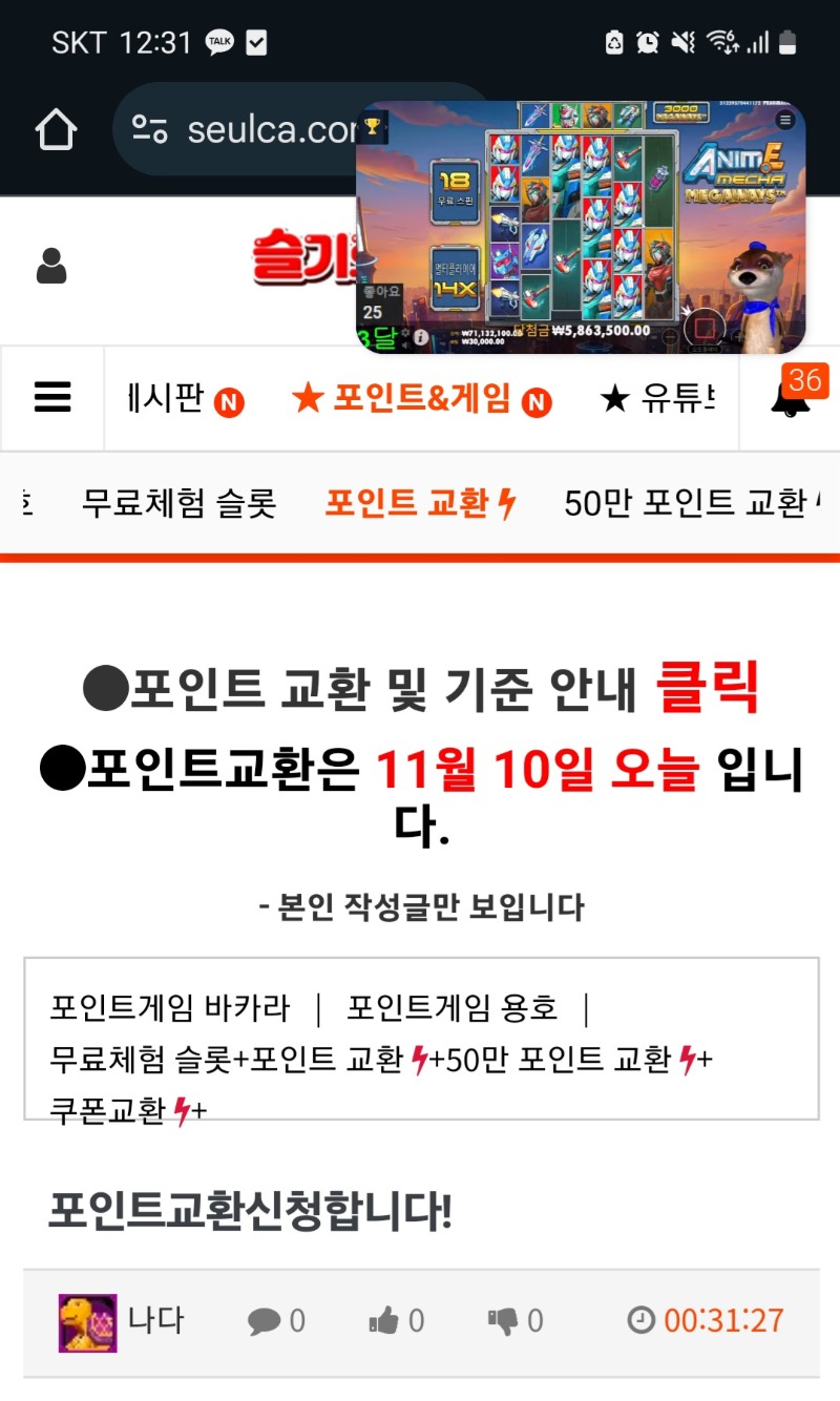 포교신청 완!