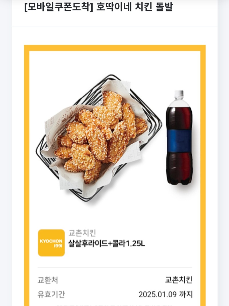 호넷돌발치키니도착~~