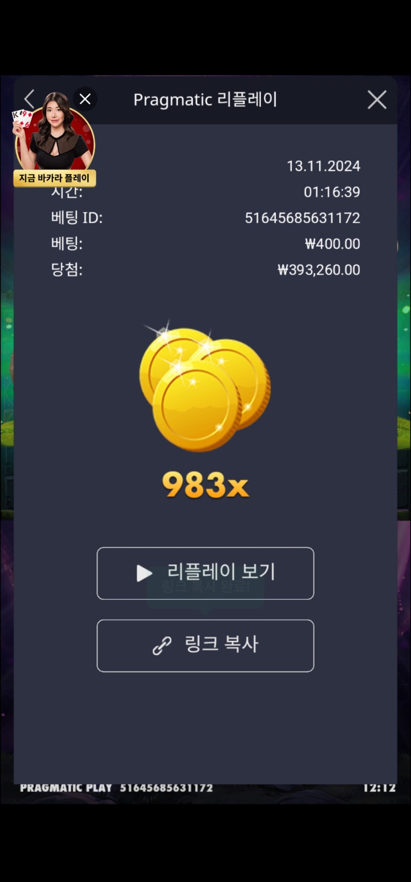 멀린 983배