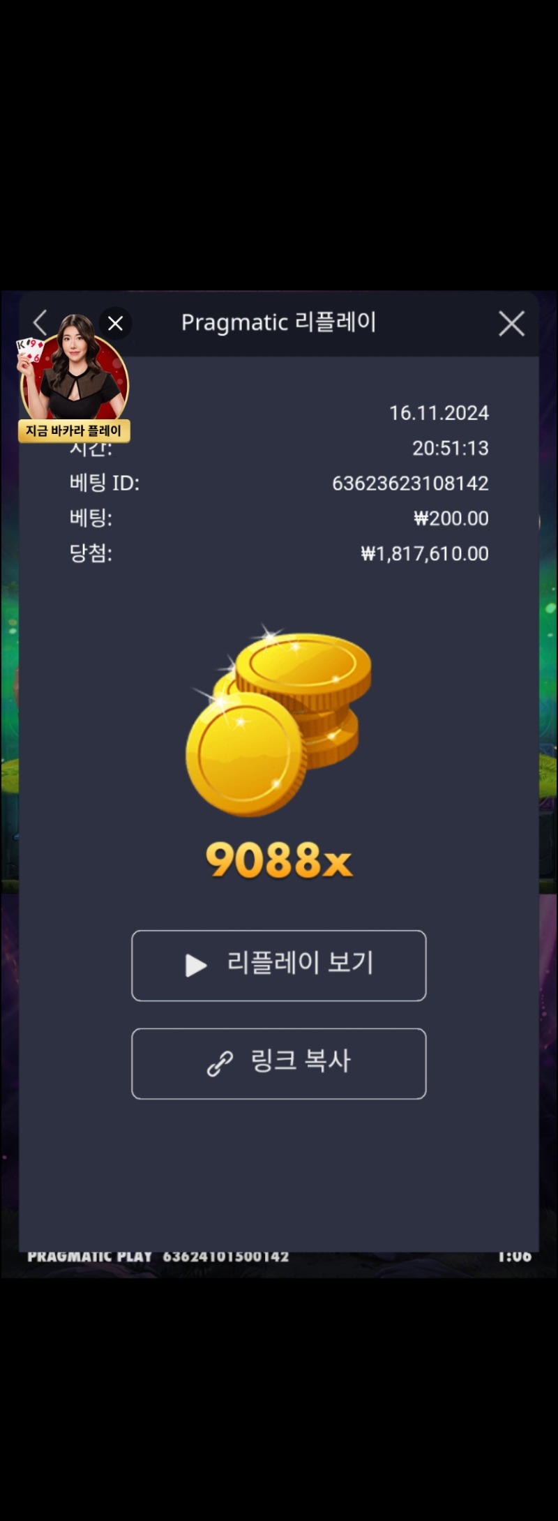 멀린 9088배