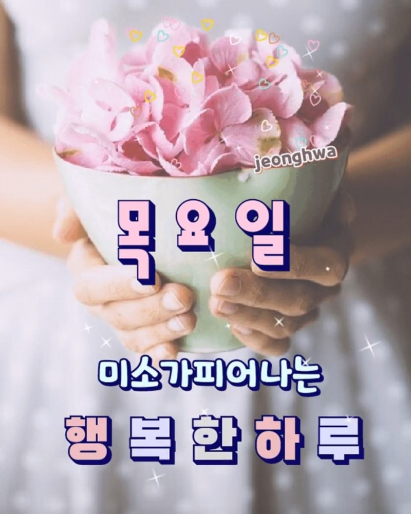 목요일~오늘도 화이팅입니다