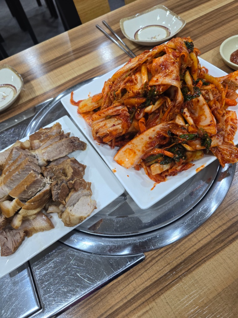 김치랑 수육♡