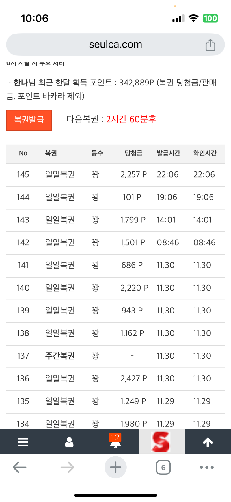 오늘 마지막 일복