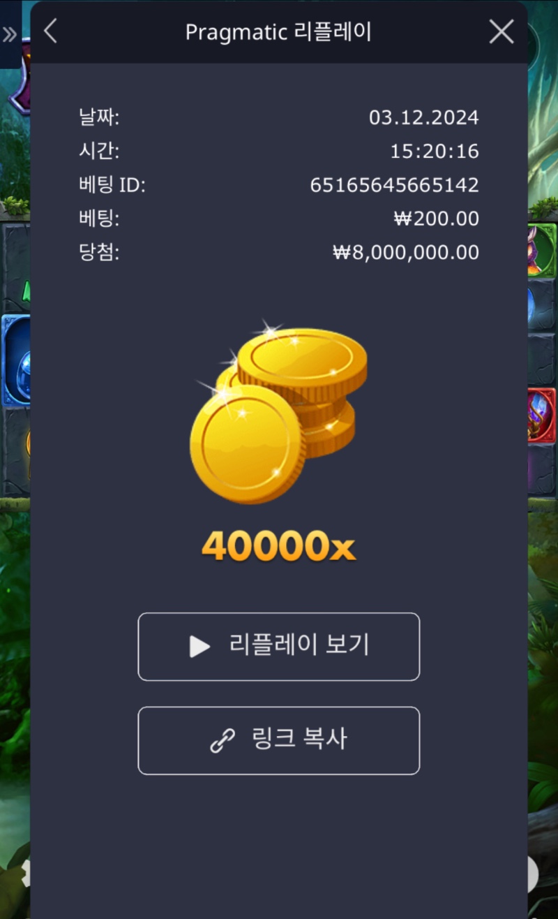 멀린 맥스 40000배