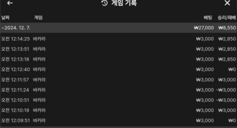 짤짤이 바카라