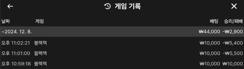 바카라 심심해서 소액몇판 ㅎ