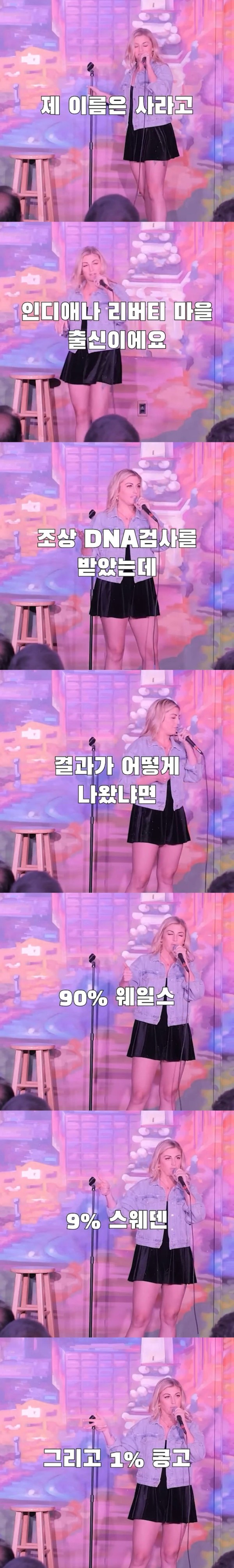 백인의 희귀한 1% 흑인 유전자