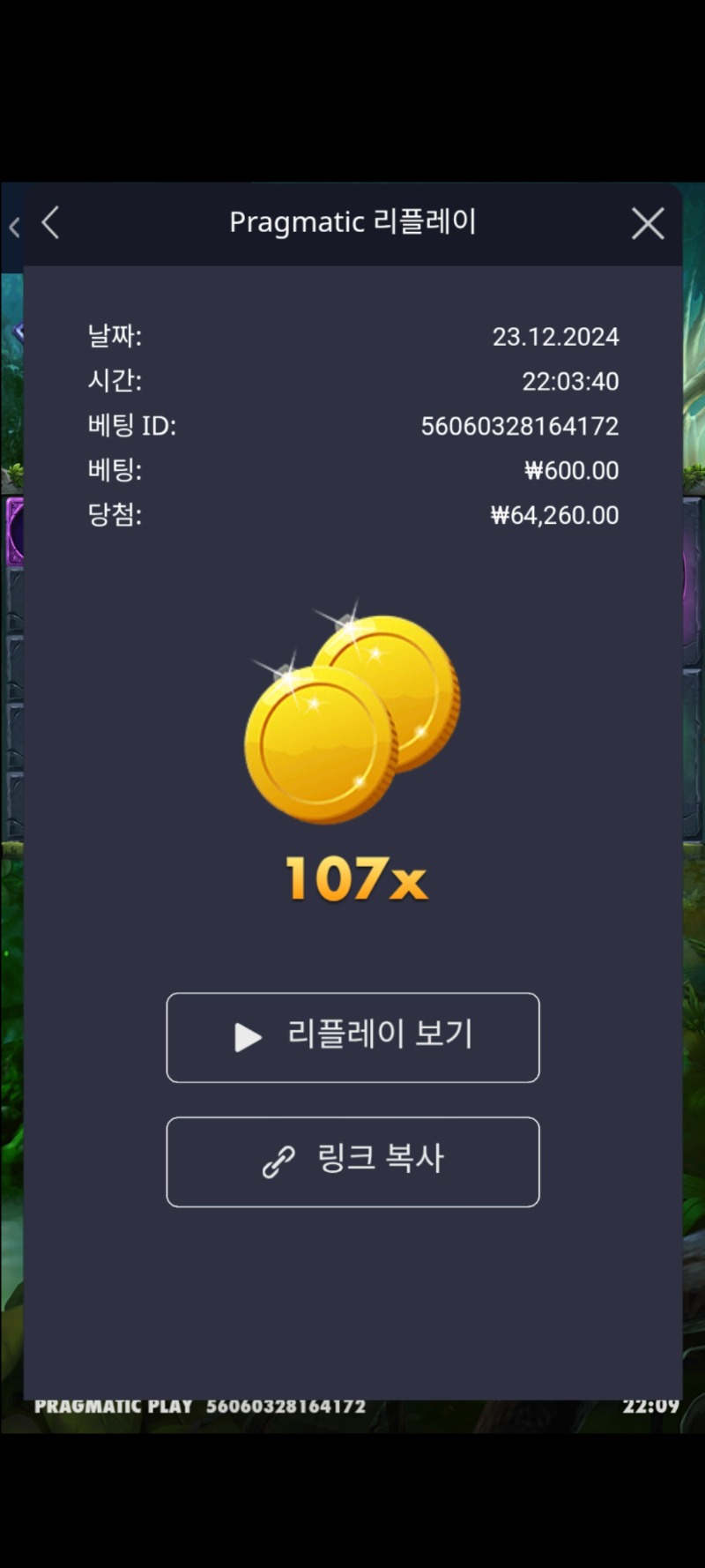 멀린 107배