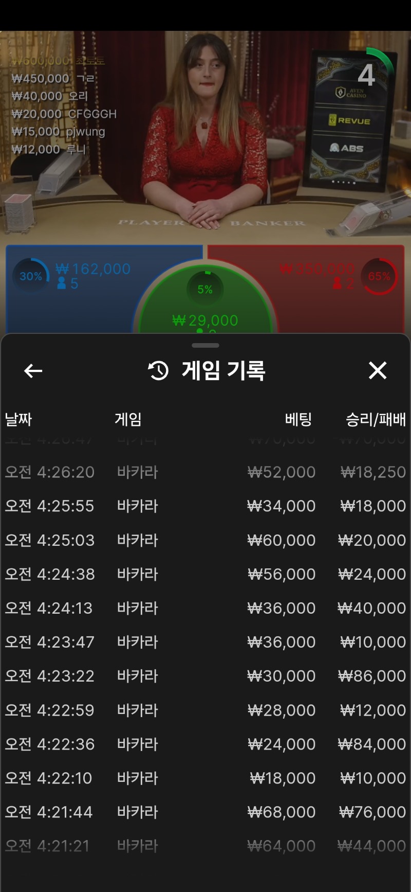14연승..등등