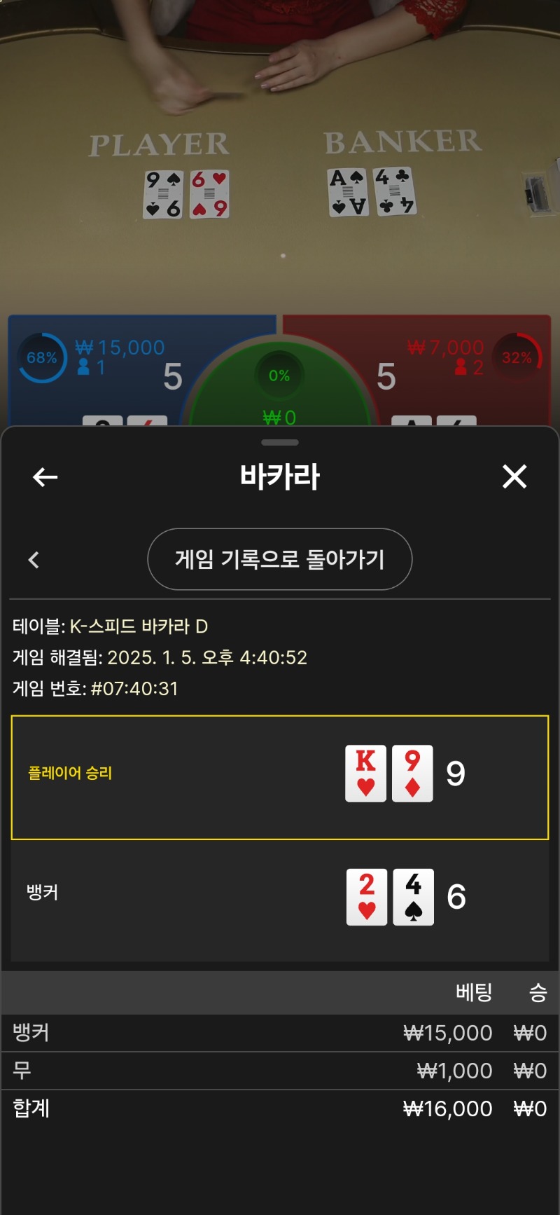 루스 카라 깡실패