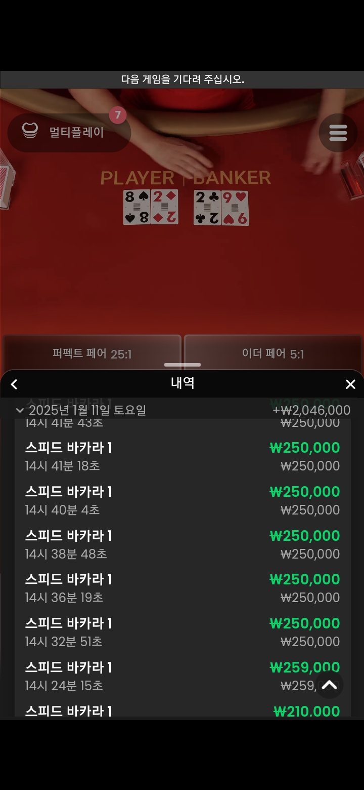 바카라8연승