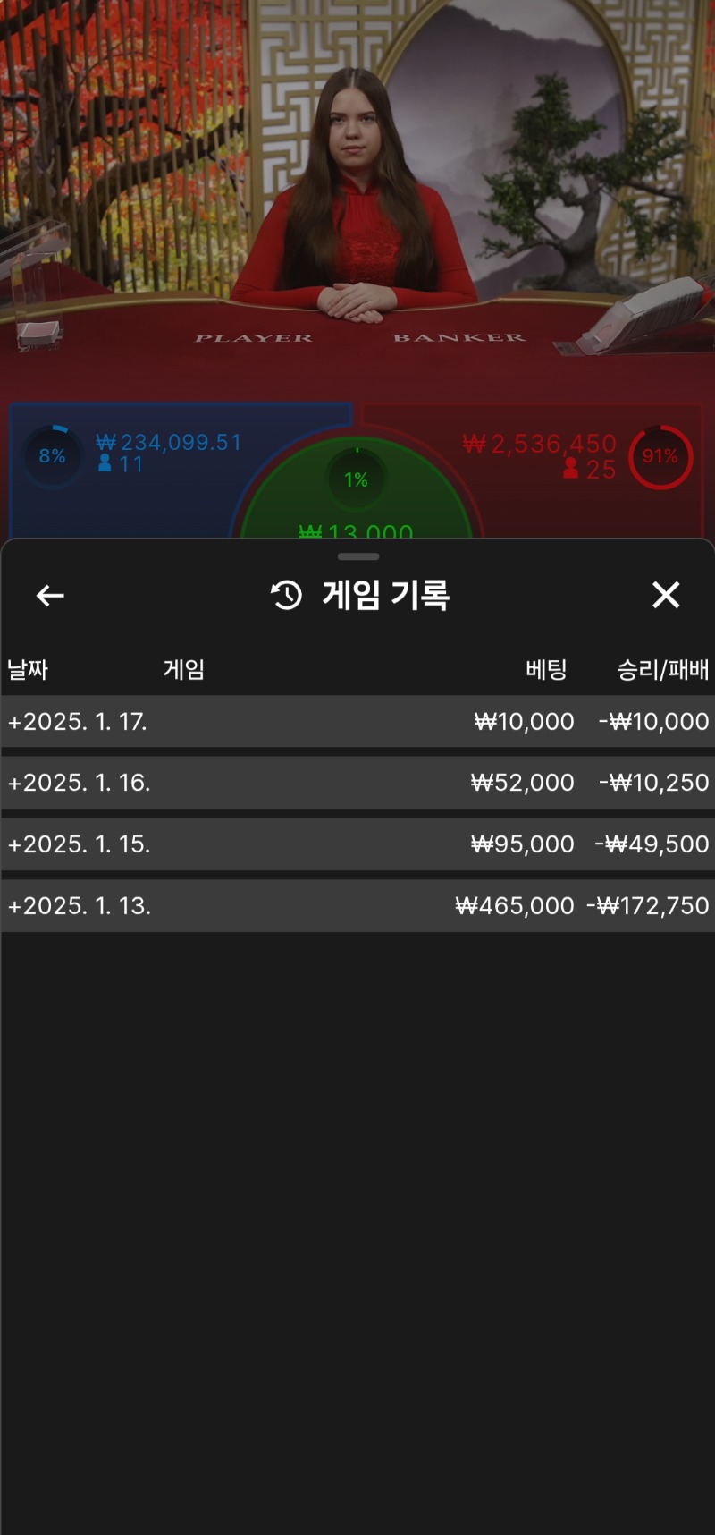 오늘도 담배값만 뎅~
