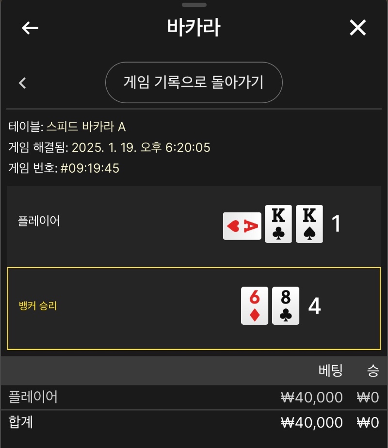 호넷 바카라