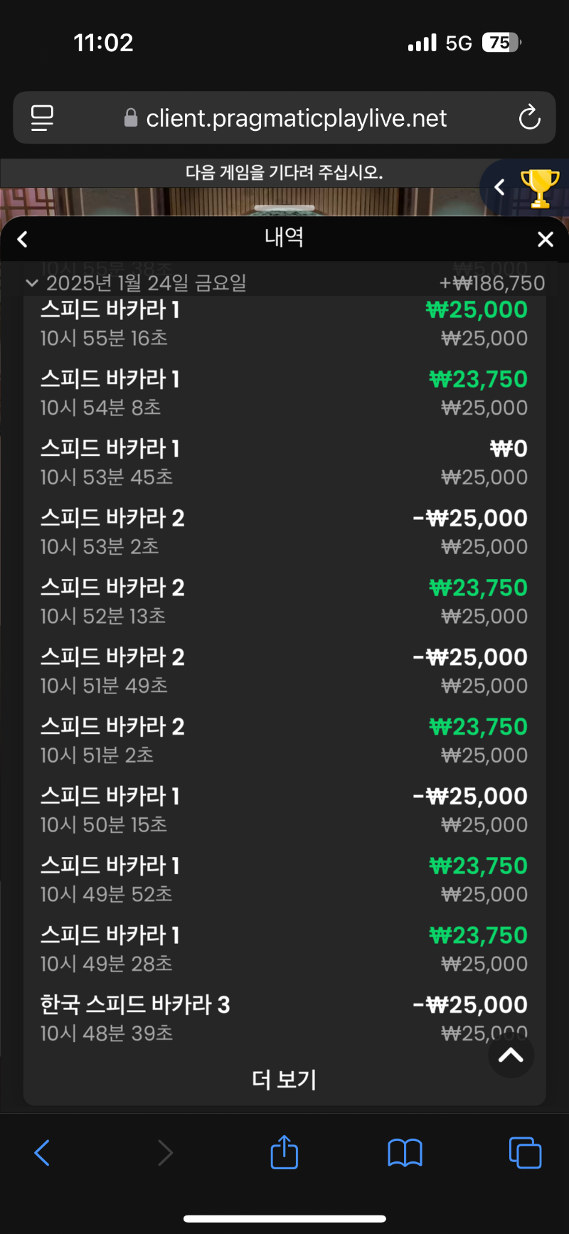 바카라 약수익