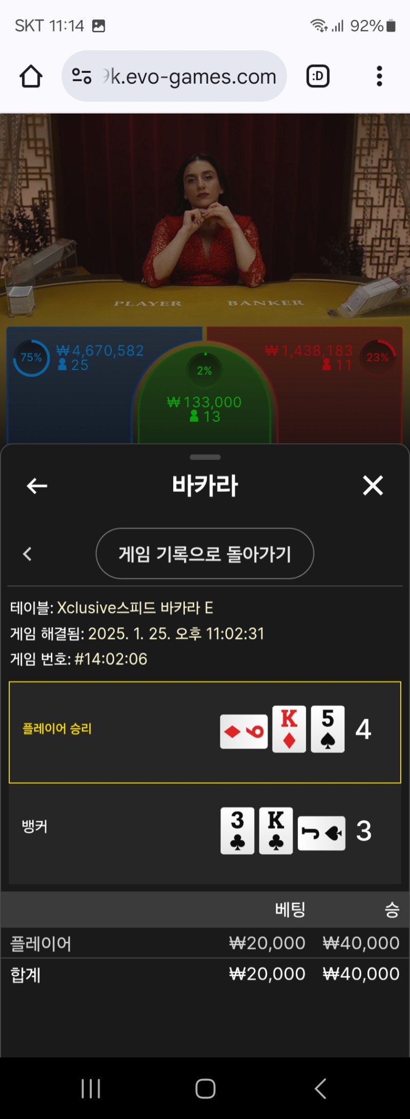 로또당첨금으로한판